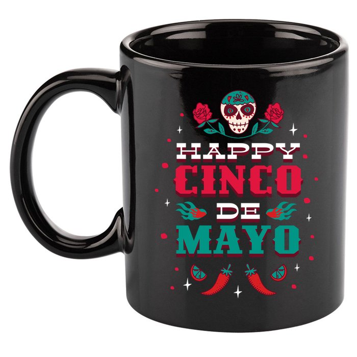 Happy Cinco De Mayo 11oz C Handle Ceramic Mug