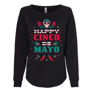 Happy Cinco De Mayo Womens California Wash Sweatshirt