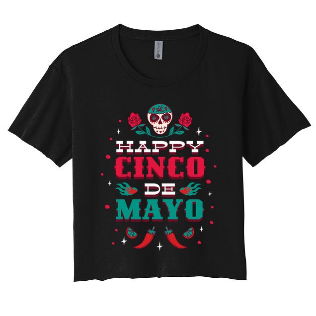 Happy Cinco De Mayo Crop Top