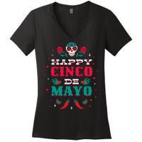 Happy Cinco De Mayo Women's V-Neck T-Shirt