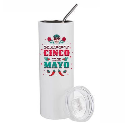 Happy Cinco De Mayo Stainless Steel Tumbler