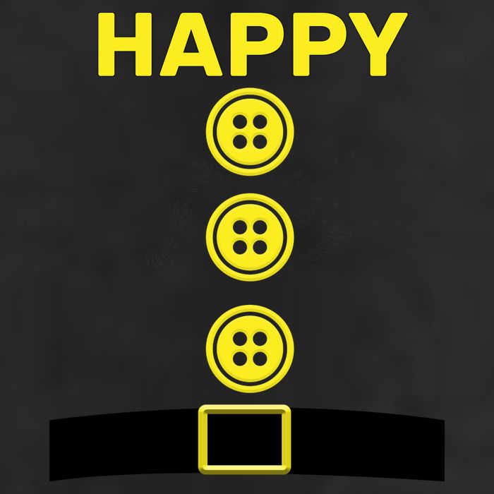 Happy Dwarf Garment-Dyed Fleece Hoodie