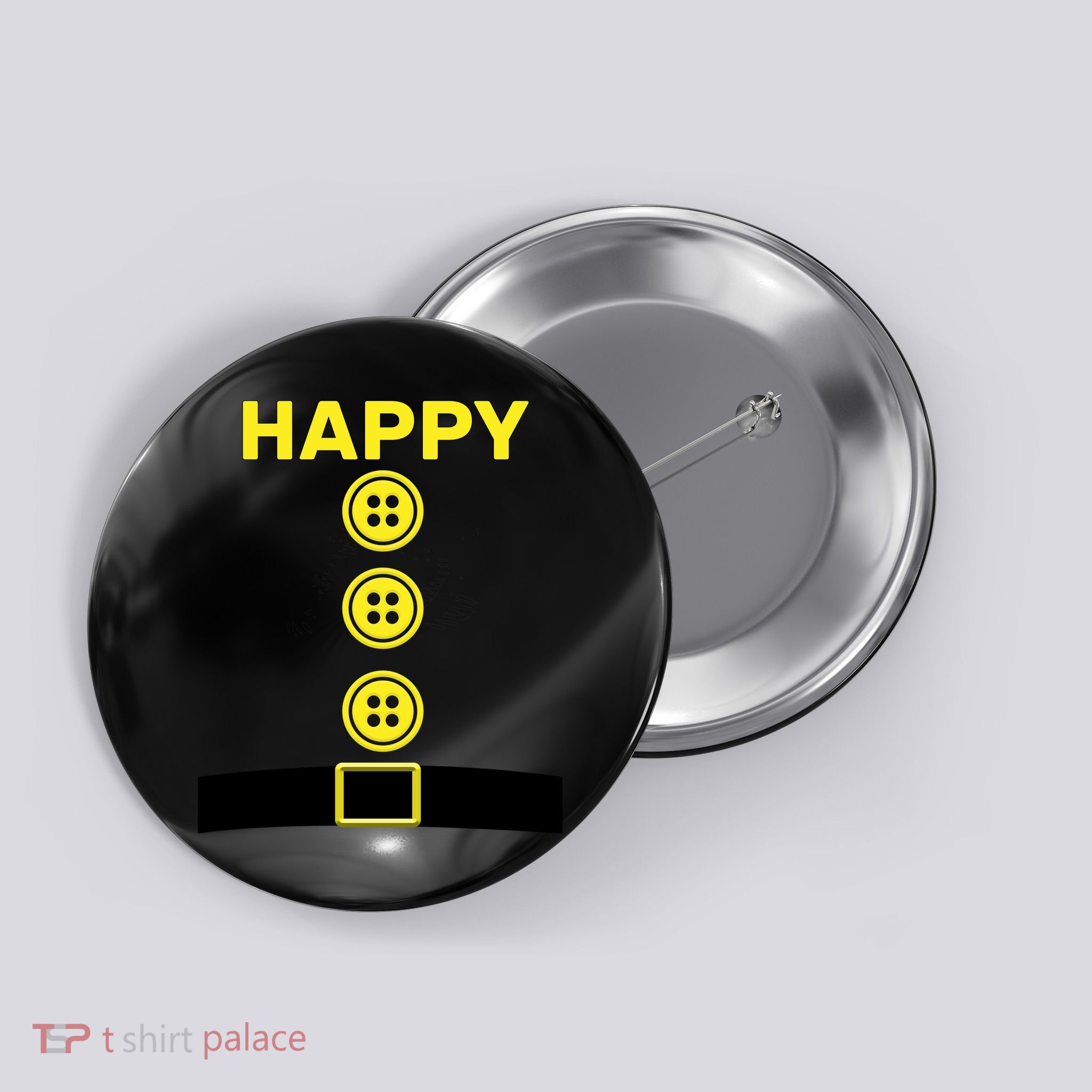 Happy Dwarf Button