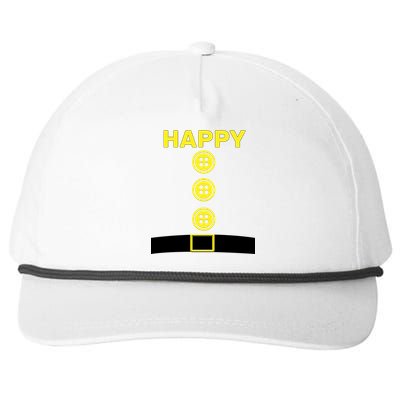 Happy Dwarf Snapback Five-Panel Rope Hat