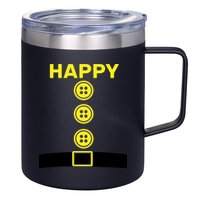 Happy Dwarf 12oz Stainless Steel Coffee Mug
