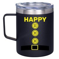 Happy Dwarf 12oz Stainless Steel Coffee Mug
