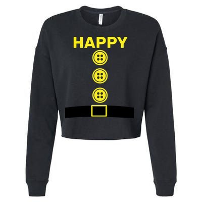 Happy Dwarf Cropped Pullover Crew
