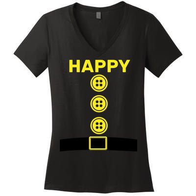 Happy Dwarf Women's V-Neck T-Shirt