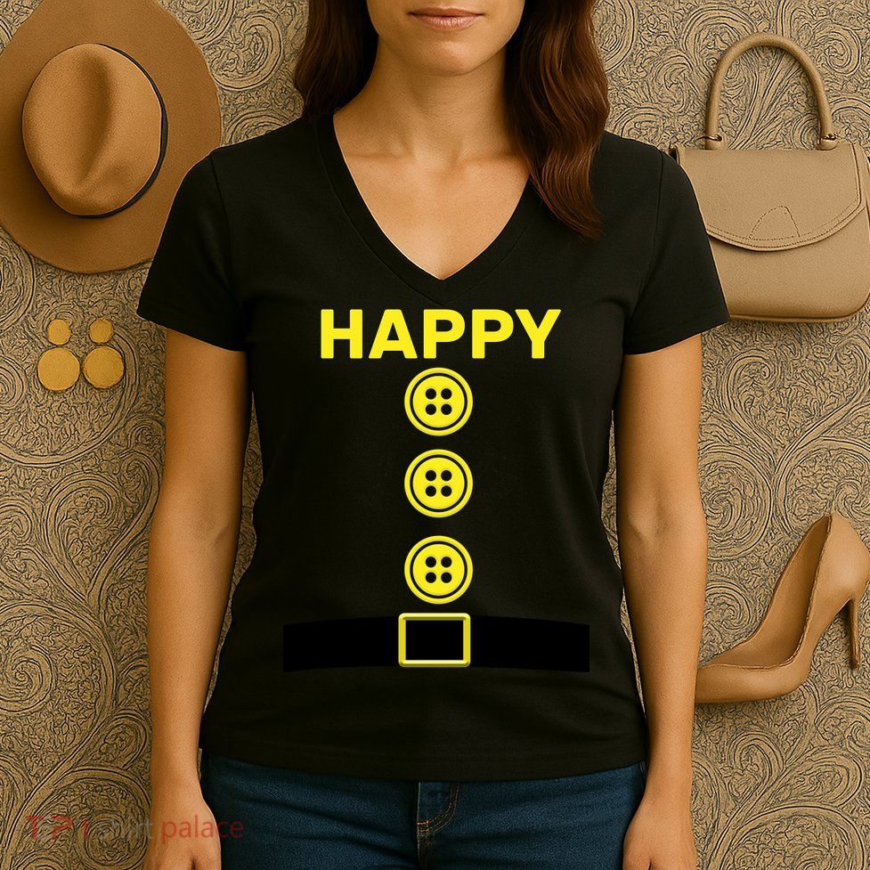 Happy Dwarf Women's V-Neck T-Shirt