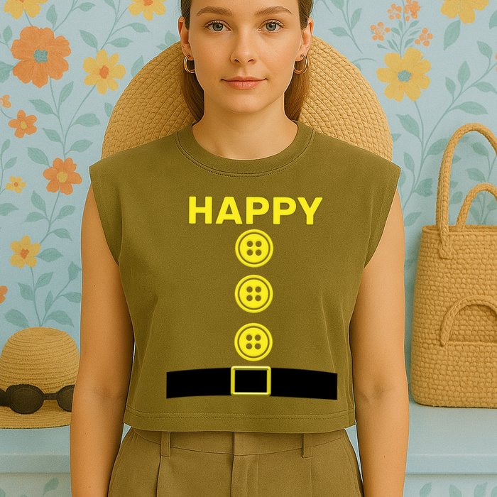 Happy Dwarf Garment-Dyed Women's Muscle Tee