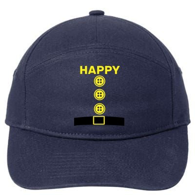 Happy Dwarf 7-Panel Snapback Hat