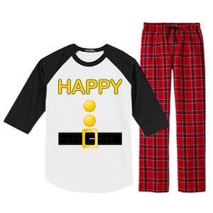 Happy Dwarf Costume Raglan Sleeve Pajama Set