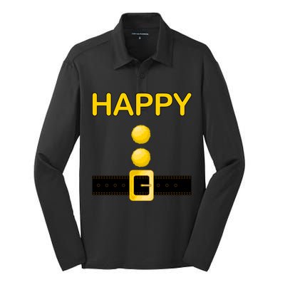 Happy Dwarf Costume Silk Touch Performance Long Sleeve Polo