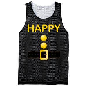 Happy Dwarf Costume Mesh Reversible Basketball Jersey Tank