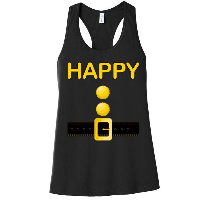 Happy Dwarf Costume Women's Racerback Tank