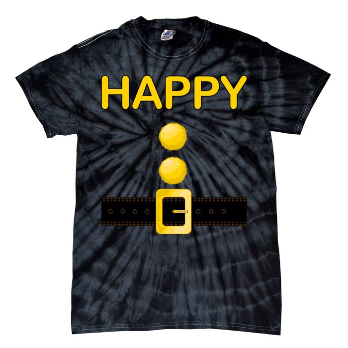 Happy Dwarf Costume Tie-Dye T-Shirt