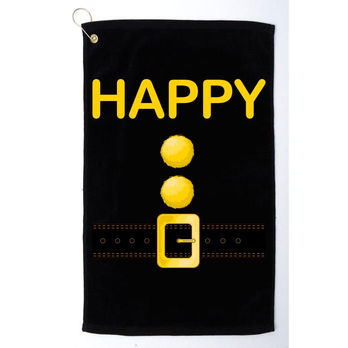 Happy Dwarf Costume Golf Towel