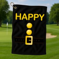 Happy Dwarf Costume Golf Towel