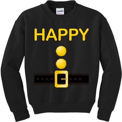 Happy Dwarf Costume Kids Sweatshirt