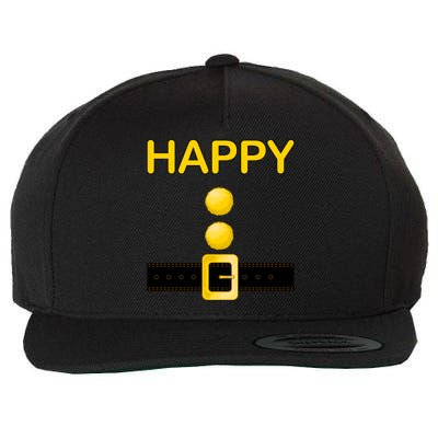 Happy Dwarf Costume Wool Snapback Cap