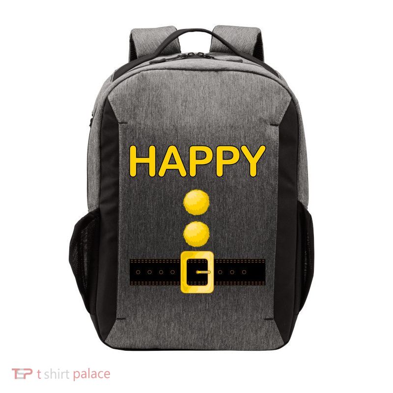 Happy Dwarf Costume Vector Backpack