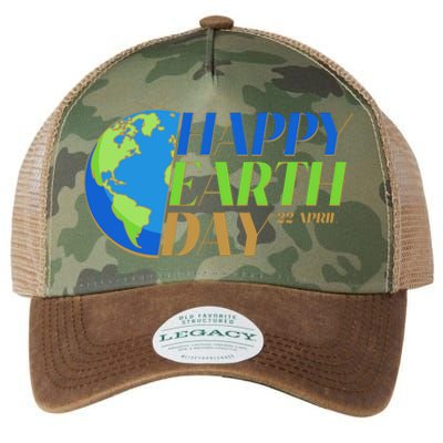 Happy Earth Day 22 April Legacy Tie Dye Trucker Hat