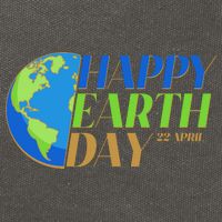 Happy Earth Day 22 April Cotton Canvas Backpack