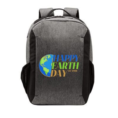 Happy Earth Day 22 April Vector Backpack