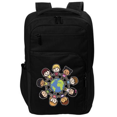 Happy Earth Day Children Around The World Impact Tech Backpack