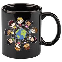 Happy Earth Day Children Around The World 11oz C Handle Ceramic Mug