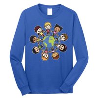 Happy Earth Day Children Around The World Long Sleeve Shirt