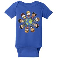 Happy Earth Day Children Around The World Baby Bodysuit