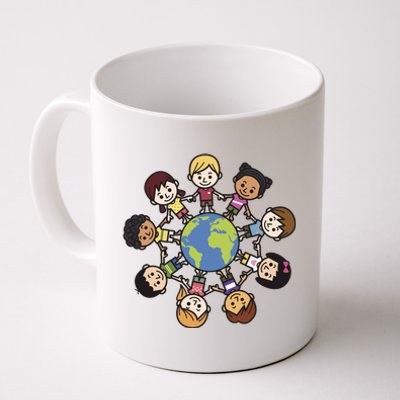 Happy Earth Day Children Around The World Coffee Mug