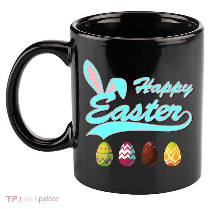 Happy Easter 11oz C Handle Ceramic Mug