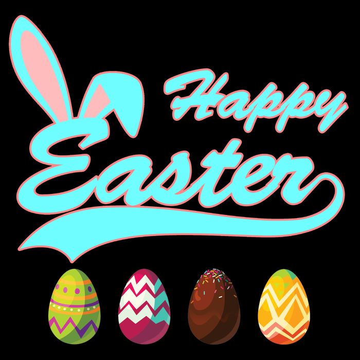 Happy Easter Youth Performance Sprint T-Shirt