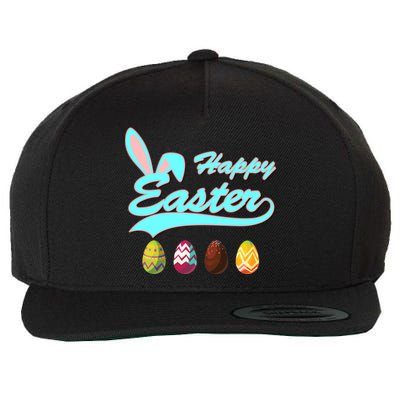 Happy Easter Wool Snapback Cap