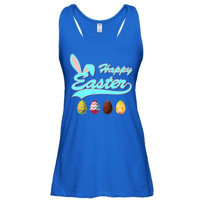 Happy Easter Ladies Essential Flowy Tank