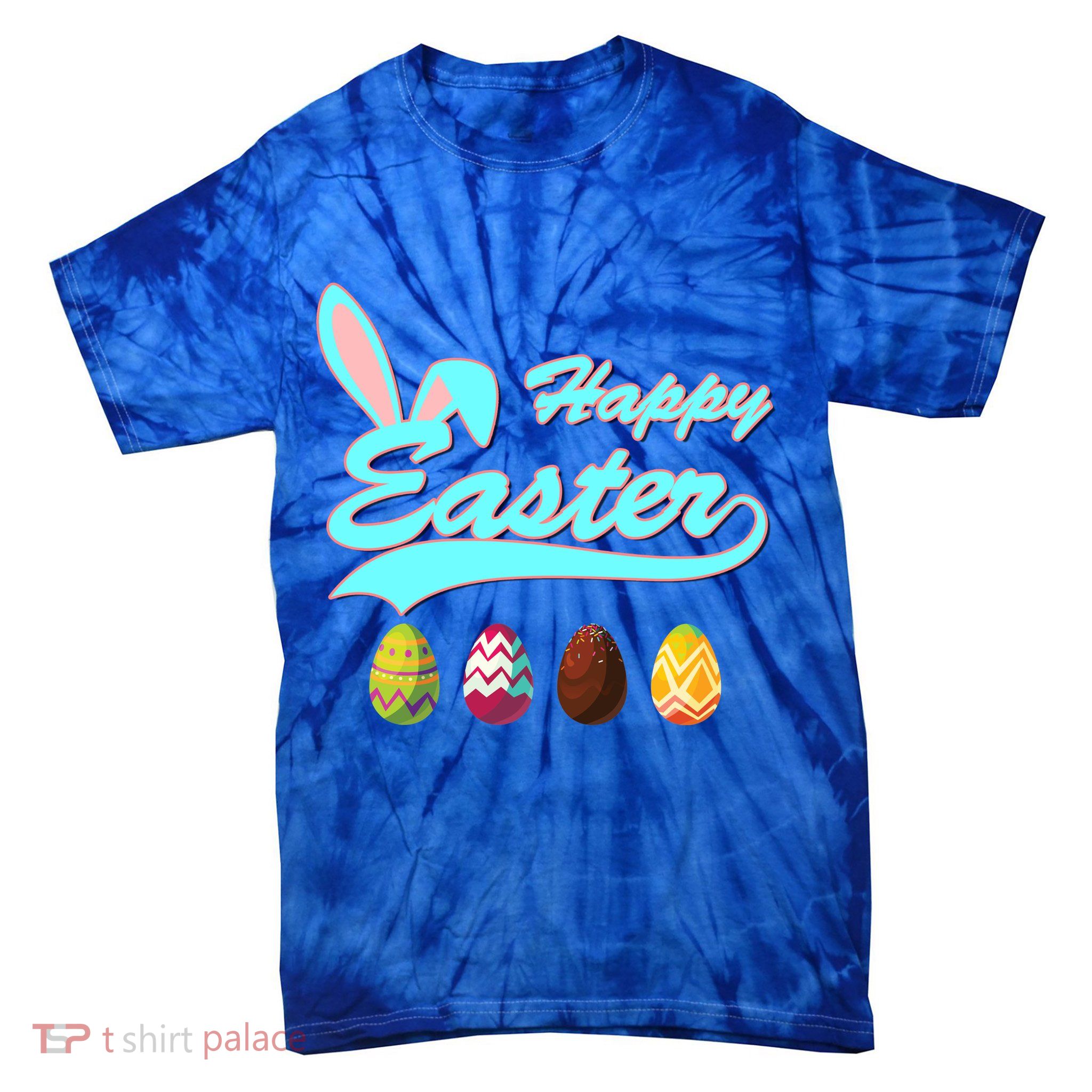 Happy Easter Tie-Dye T-Shirt