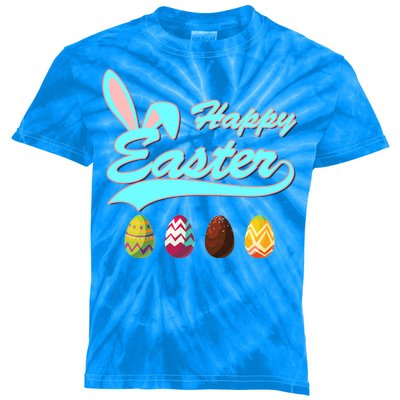 Happy Easter Kids Tie-Dye T-Shirt