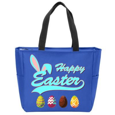 Happy Easter Zip Tote Bag