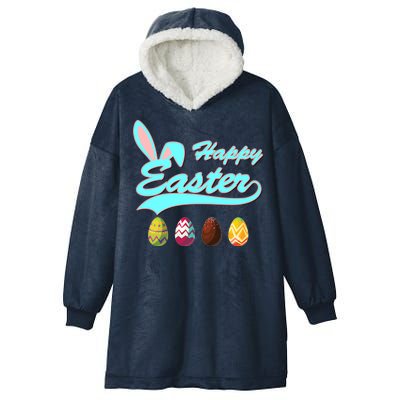 Happy Easter Hooded Wearable Blanket