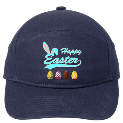 Happy Easter 7-Panel Snapback Hat