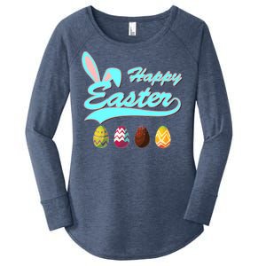 Happy Easter Women's Perfect Tri Tunic Long Sleeve Shirt