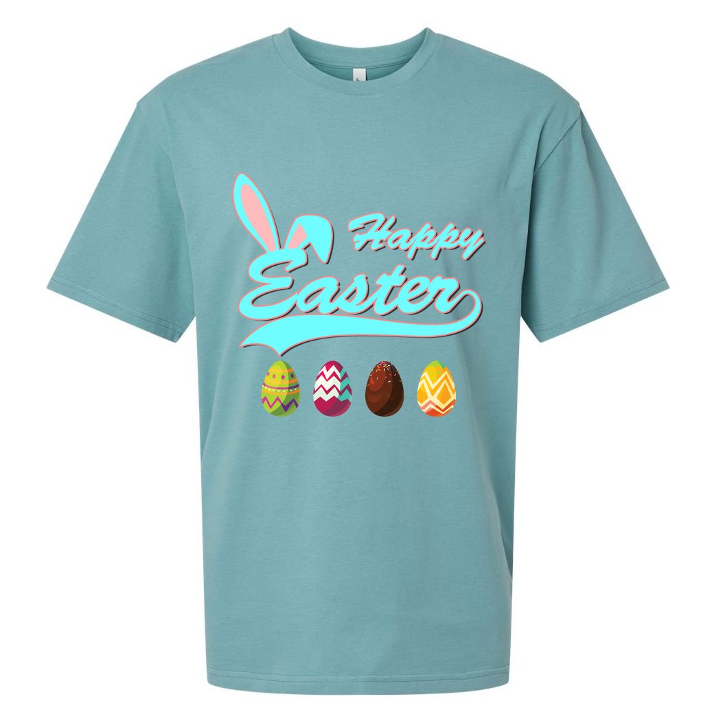 Happy Easter Sueded Cloud Jersey T-Shirt
