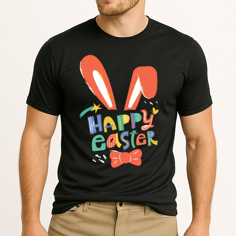 Happy Easter Bow  Cooling Performance Crew T-Shirt