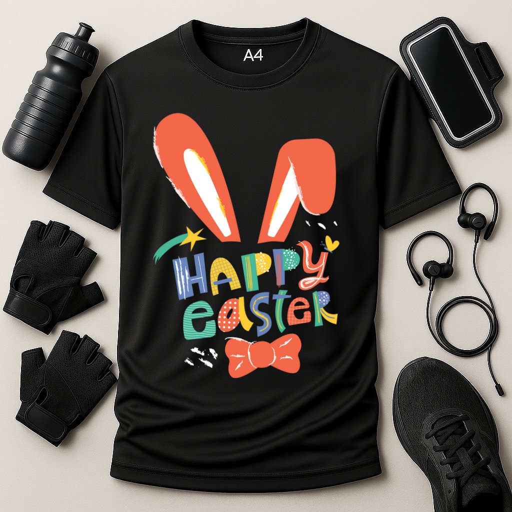 Happy Easter Bow  Cooling Performance Crew T-Shirt