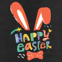 Happy Easter Bow  Adult Drive Performance Visor
