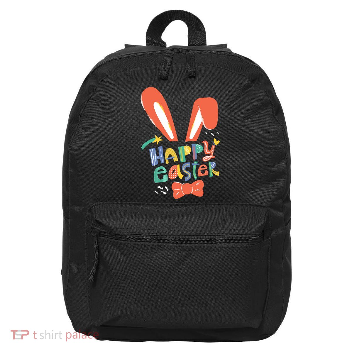 Happy Easter Bow  16 in Basic Backpack