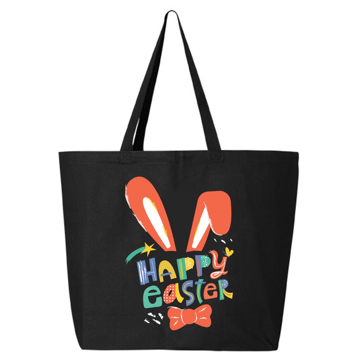 Happy Easter Bow  25L Jumbo Tote
