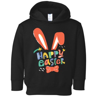 Happy Easter Bow  Toddler Hoodie
